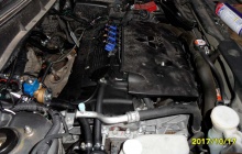 Установка ГБО на Mitsubishi ASX, подкапотное пространство